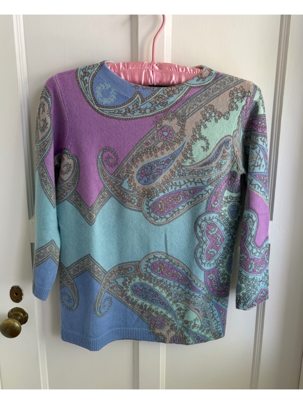 Talbots 100% Cashmere Audrey 3/4 Sleeve Sweater--Perfect Condition